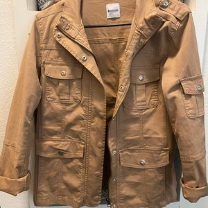 Kensie tan utility jacket